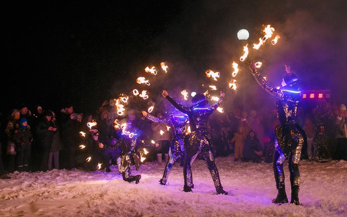 Шоу на улице