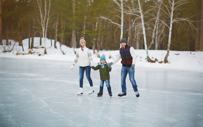 Катание на коньках